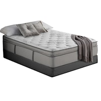 Queen 14" Super Pillow Top Hybrid Mattress and 9" Universal Foundation