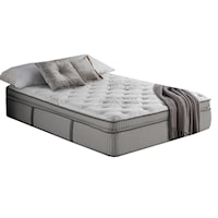 Full 14" Super Pillow Top Hybrid Mattress and Ease 3.0 Adjustable Base
