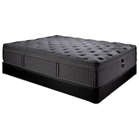 King 16 1/2" Plush Box Top Hybrid Mattress and 9" Supreme Foundation