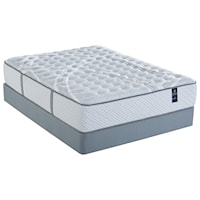 Queen Firm Pocketed Coil Mattress and High Profile Foundation