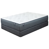 King Plush Individually Wrapped Coil Mattress and 9" Black Foundation