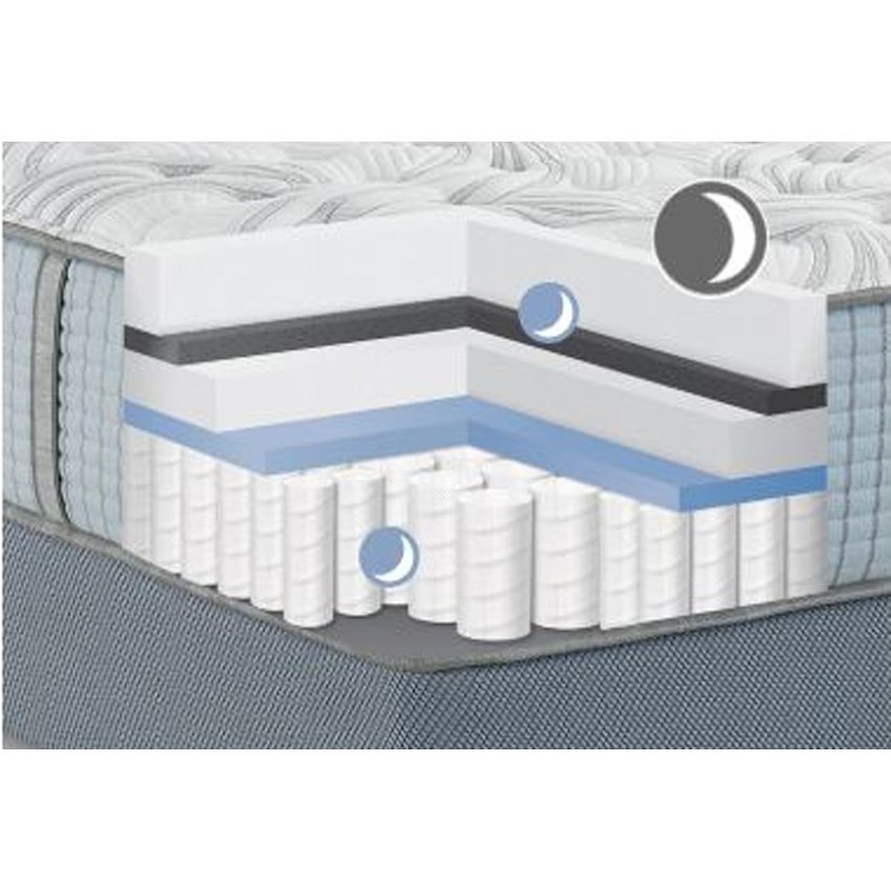 Restonic SL Hybrid SS Bed-in-a-Box King 12" Hybrid Mattress