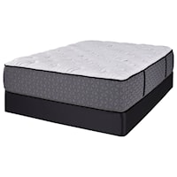 Queen Firm 2-Sided Pocketed Coil Mattress and Comfort Care Low Profile Foundation