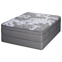 King Euro Top Pocketed Coil Mattress and Foundation