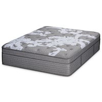 Twin Euro Top Pocketed Coil Mattress and Surge Adjustable Base with Massage