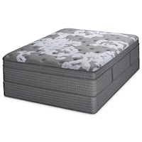 Twin Euro Top Pocketed Coil Mattress and Foundation