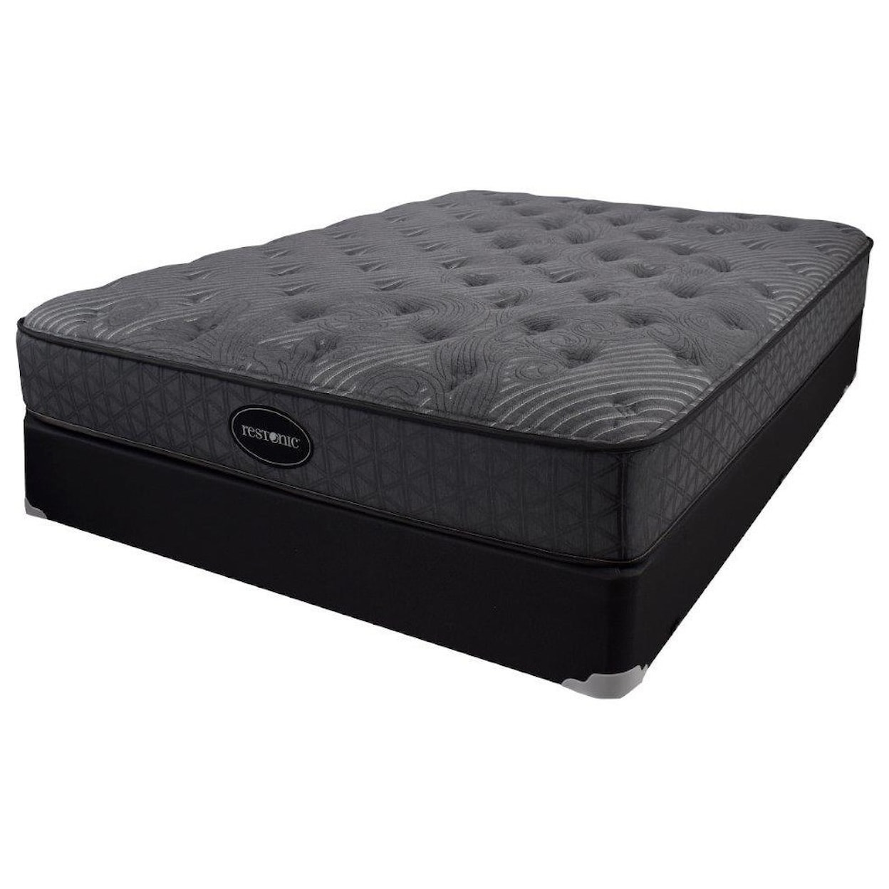 Restonic Whitney CF King Cushion Firm Mattress Set