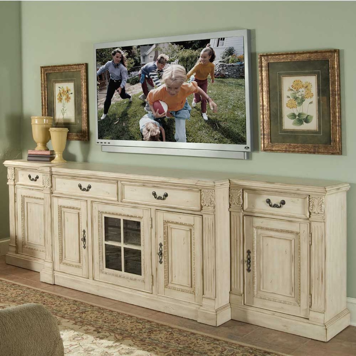 Riverside Furniture Weybridge 64 Inch Console