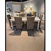 Riverside Furniture Aberdeen Dining table with Woven Side Chairs