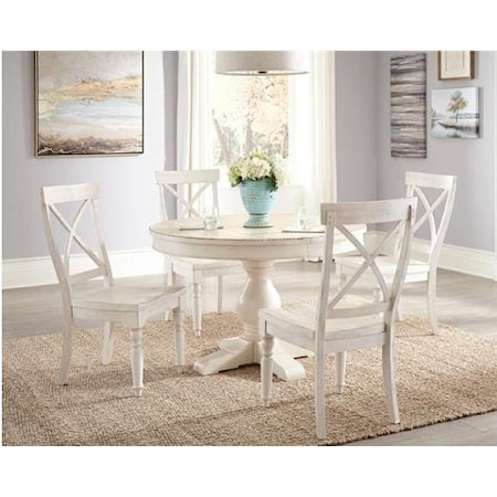 5 Piece Round Dining Set