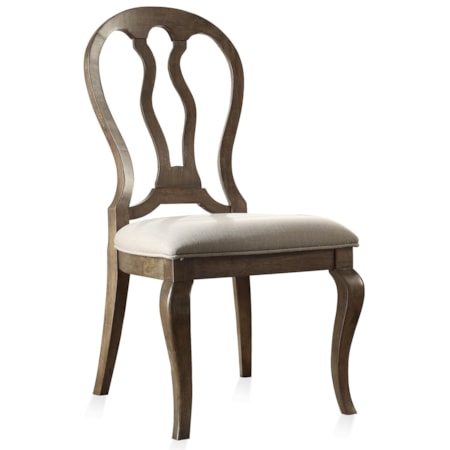 Queen Ann Upholstered Side Chair