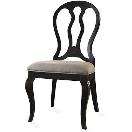 Queen Ann Upholstered Side Chair