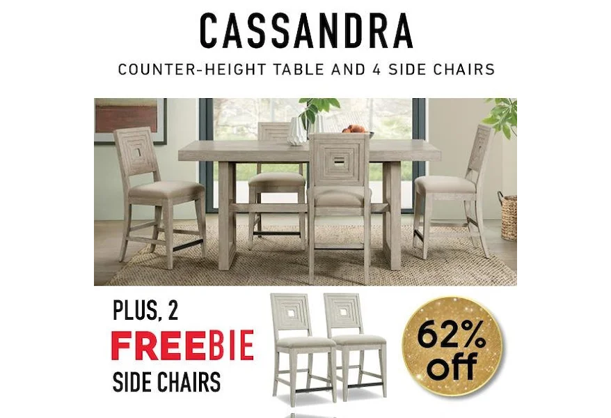 Cassandra Cassandra Dining Set with Freebie by Riverside Furniture at Morris Home