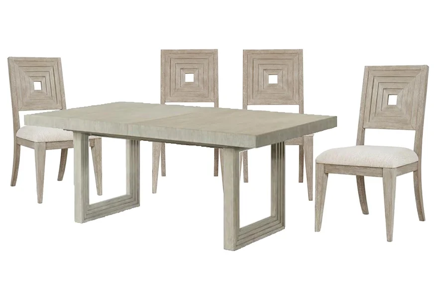 Cascade Rectangle Table and Chairs by Riverside Furniture at Johnny Janosik
