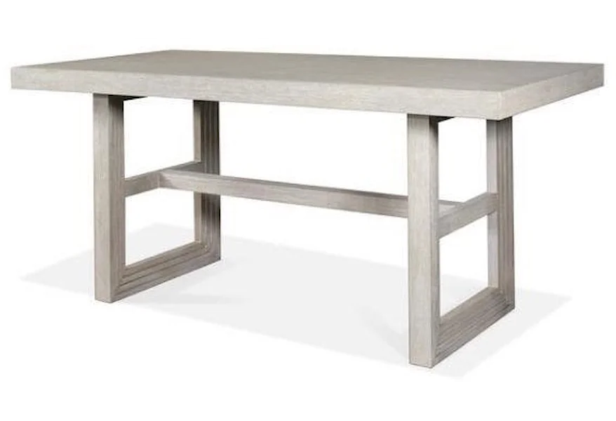 Cascade Rectangle Counter Table by Riverside Furniture at Johnny Janosik