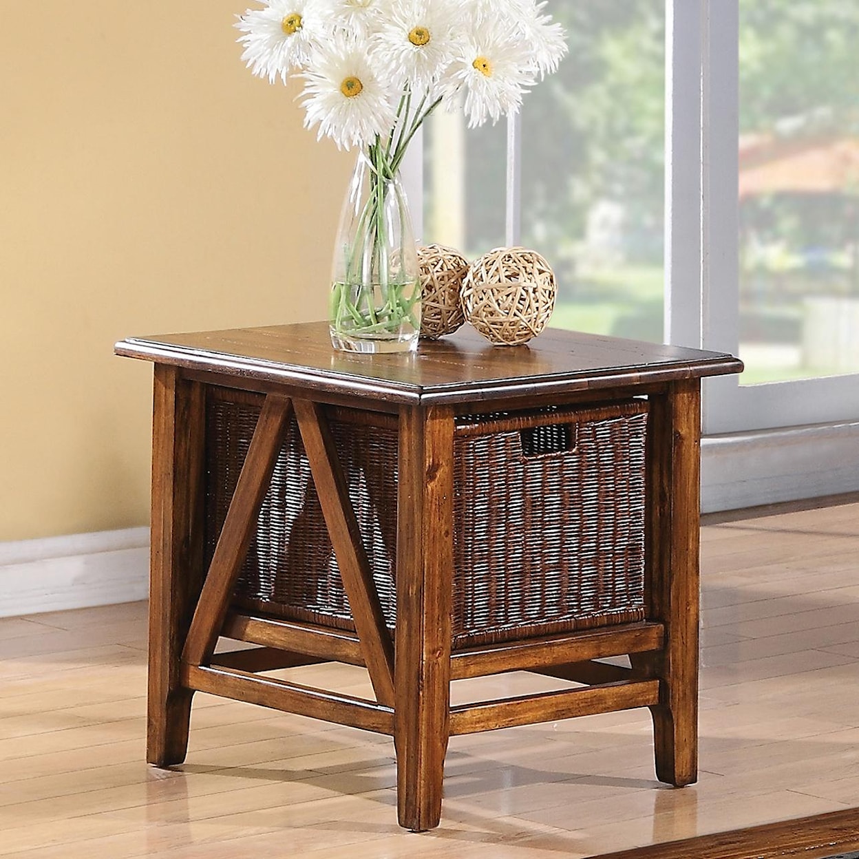 Riverside Furniture Claremont Rectangular End Table