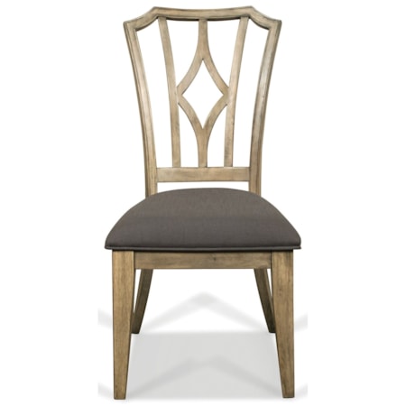 Upholstered Diamond Back Side Chair
