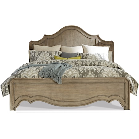 Queen Curved Panel Bed