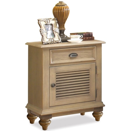 Shutter Door Nightstand