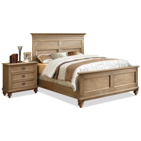 Full/Queen Headboard & Footboard Bed