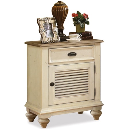 Shutter Door Nightstand