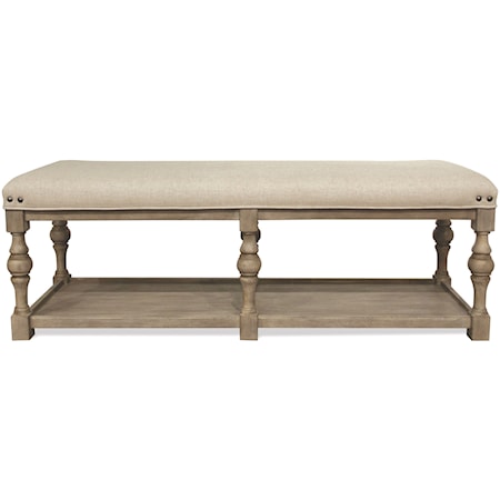54-In Upholstered Dining Bench