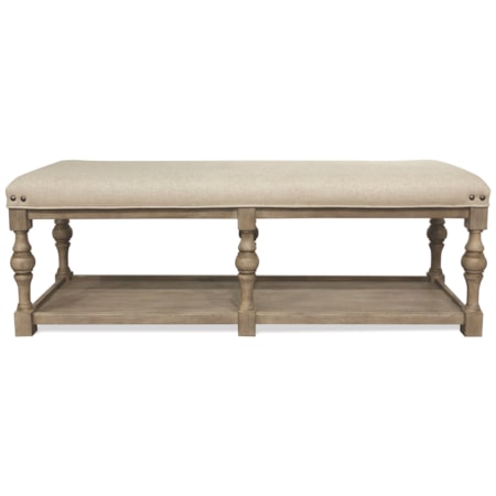 54-In Upholstered Dining Bench