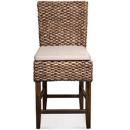 WOVEN COUNTER STOOL 2IN 