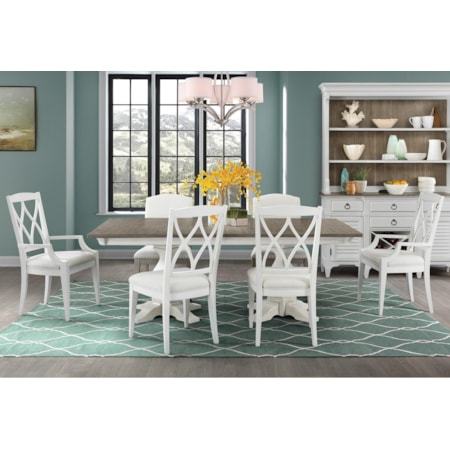7 Piece Table and Chair Set