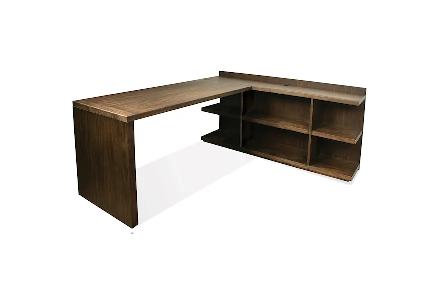 Perspectives L Shape Desk by Riverside Furniture at Powell's Furniture and Mattress