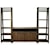 Riverside Furniture Perspectives Entertainment Wall Unit with Console and Leaning Bookcases