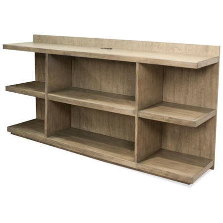 Peninsula Bookcase Desk