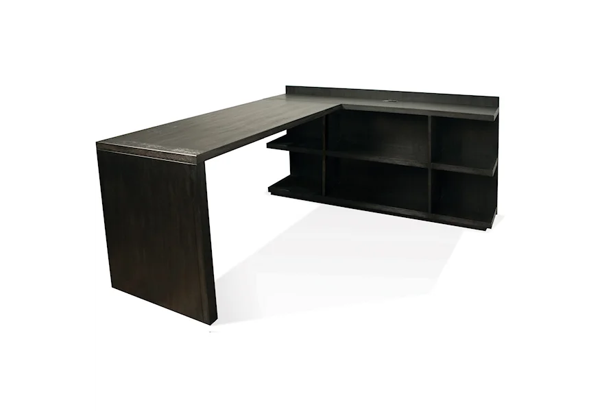 Perspectives L Shape Desk by Riverside Furniture at Z & R Furniture