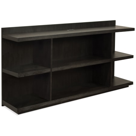 Peninsula Bookcase Desk
