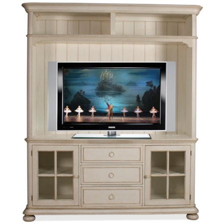 Entertainment Console w/ Hutch
