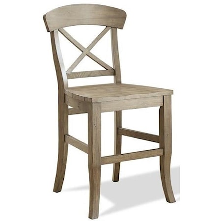 X-Back Counter Stool