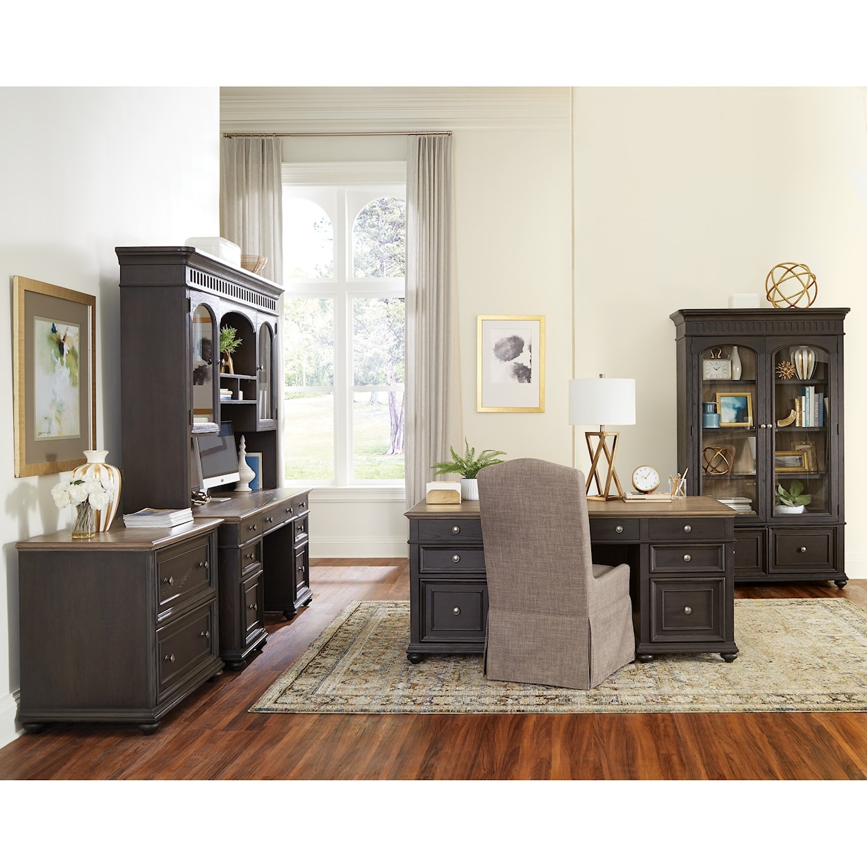 Riverside Furniture Regency Credenza and Hutch