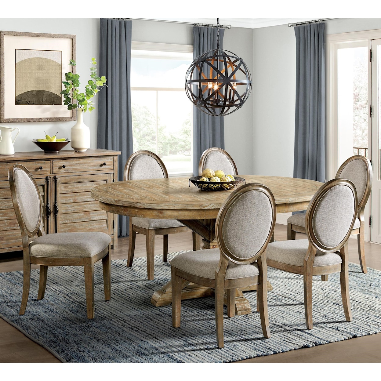 Riverside Furniture Mix and Match Mix and Match 5-Piece Dining Table Set