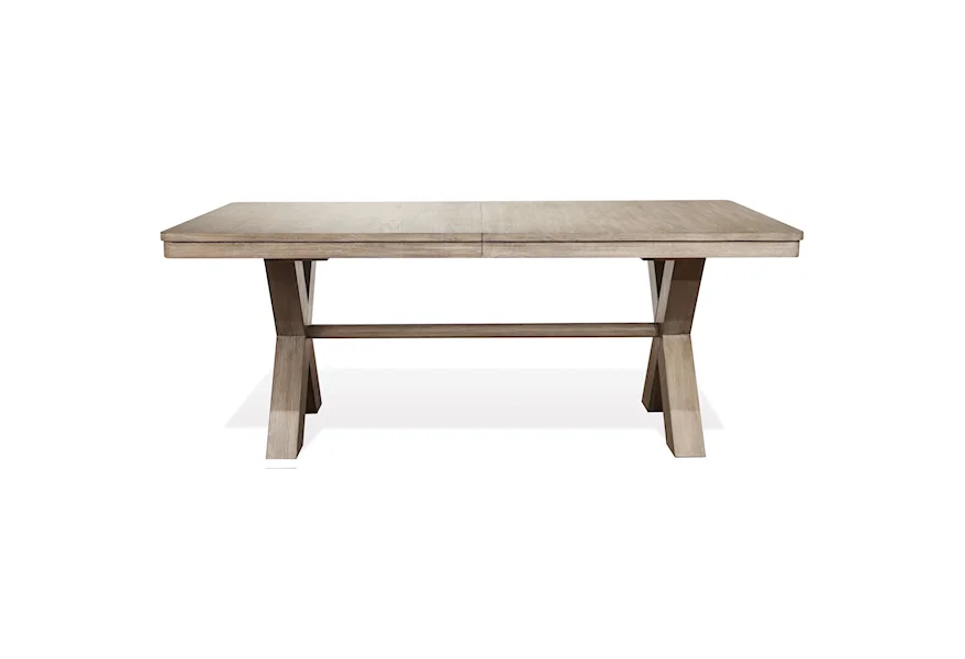 Sophie Trestle Dining Table by Riverside Furniture at Zak's Home