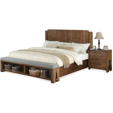 Queen Panel Bed