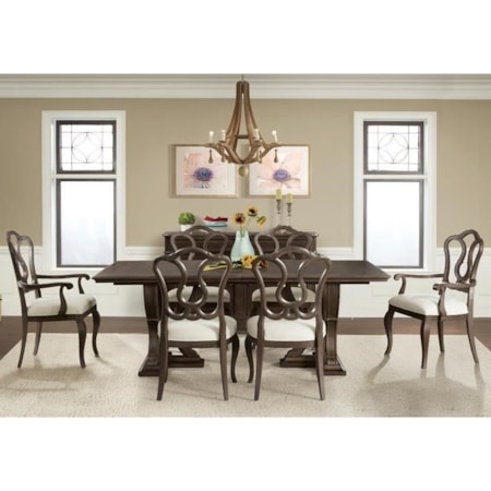 7 Piece Table and Chair Set