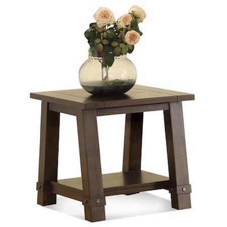 ANGLE-LEG END TABLE