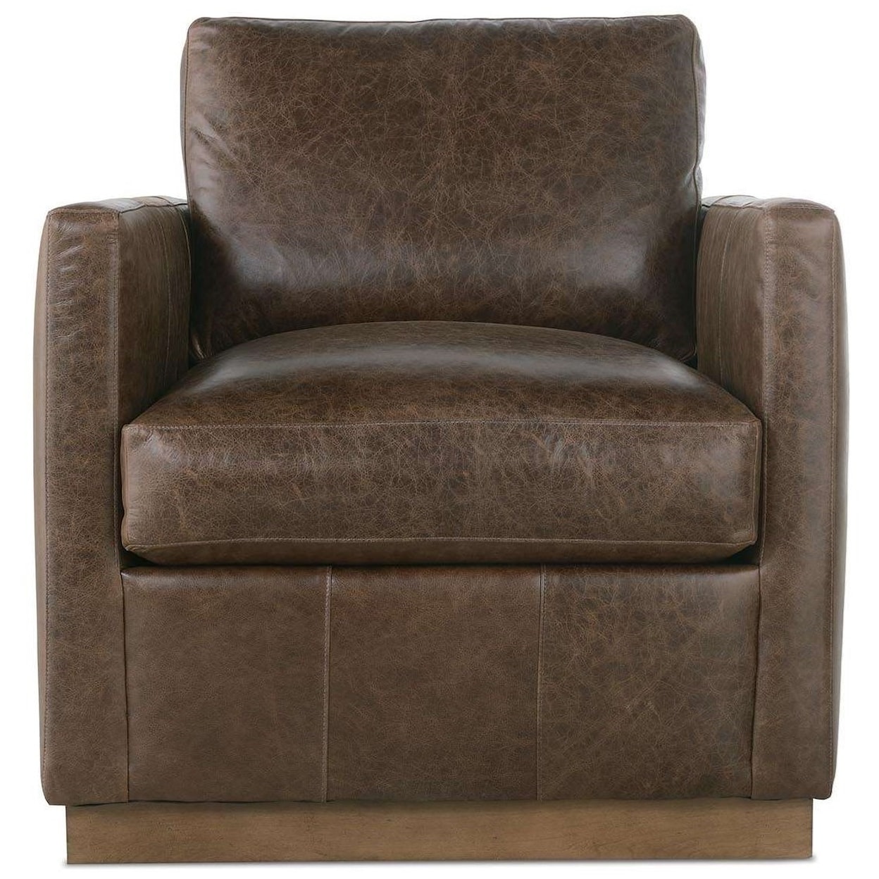 Robin Bruce Allie Allie-L-016 Contemporary Swivel Chair with Track Arms | Today's Home | Upholstered Chairs