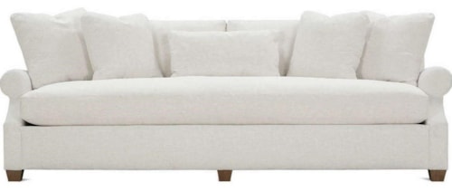 Contemporary 98'' Sofa with Bench Seat