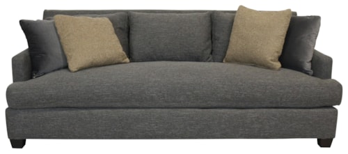 Transitional 92" Sofa with Bench Seat