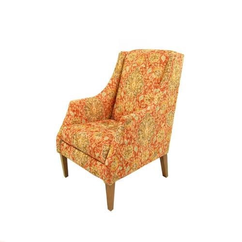 Jackson Upholstered Chair with Contemporary Wood Legs