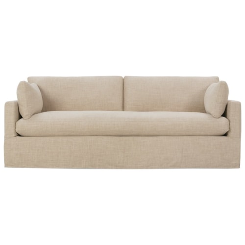 Customizable Sofa with Bench Seat and Slip Cover