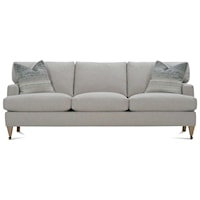 Contemporary Sofa with Track Arms