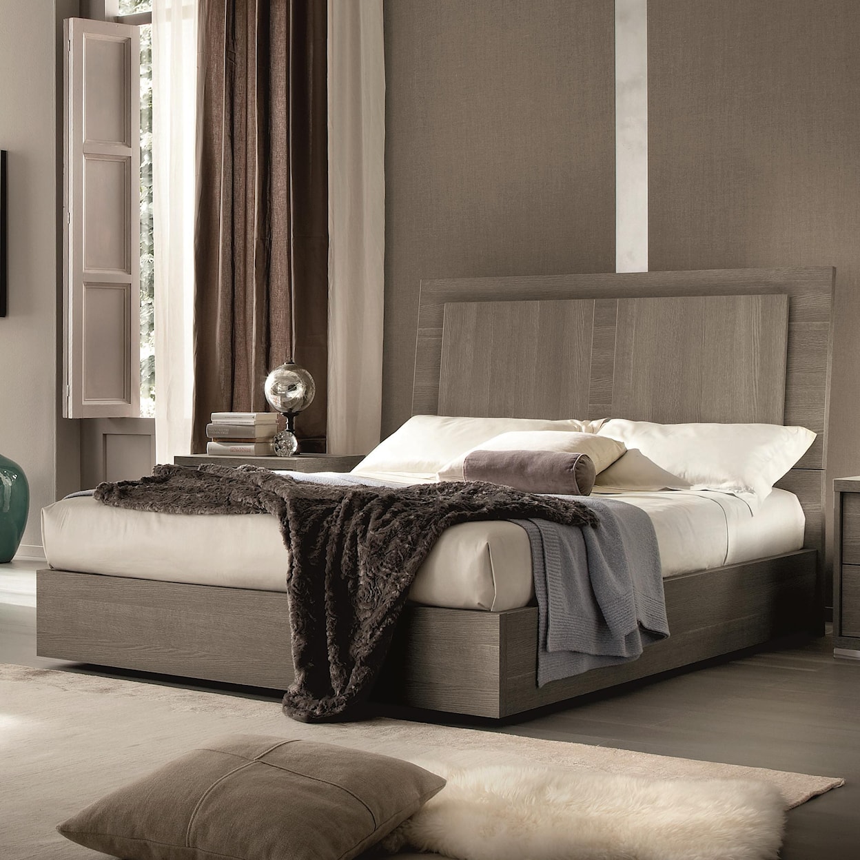 Alf Italia Tivoli King Bed with Storage Drawer