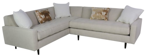 Contemporary 2-Piece Sectional Sofa 